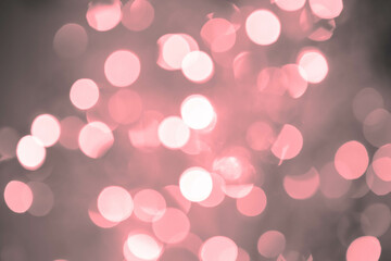 red, pink, blush, peachy bokeh background with soft, circular light spots in varying sizes. The dreamy, out-of-focus effect creates an abstract, atmospheric, and versatile backdrop