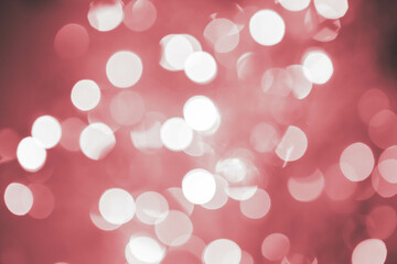 red, pink, blush, peachy bokeh background with soft, circular light spots in varying sizes. The dreamy, out-of-focus effect creates an abstract, atmospheric, and versatile backdrop