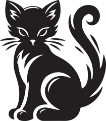 Obraz premium black cat