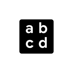 Lowercase Alphabet Icon