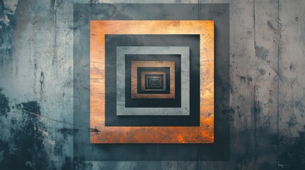 Square shadow box frame vector effect template. Rectangle page border shade illustration set on transparent background. Realistic isolated empty poster edge lines pack with corner gradient overlay.