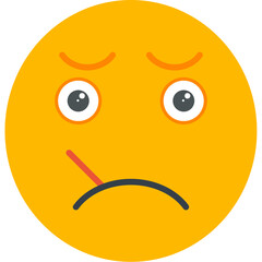Sick Emoji Icon