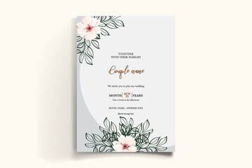 floral bridal shower invitation templates