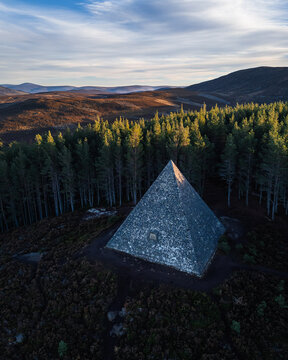 Prince Albert Cairn, near Balmoral Castle, Cairngorms National Park, Scotland