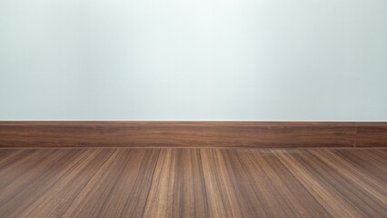 Minimalist Wooden Floor and Wall