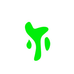 illustration of poisonous green liquid