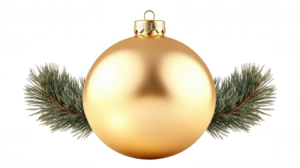 [Christmas ornament with face design] Golden Christmas Face Ornament with Snowflake & Tree Details