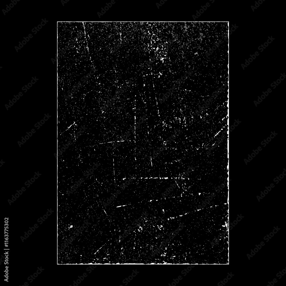 Poster grunge realistic old paper. vector isolated realistic grungy vintage or retro sheet with scratches, 