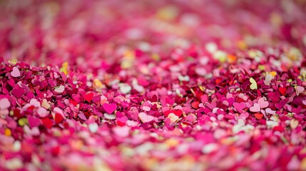 Sea of Pink Hearts: Romantic Valentine's Day Background