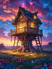 Obraz premium Tree House 
