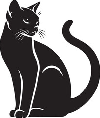 black cat silhouette