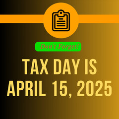 Happ Tax Day 2025 