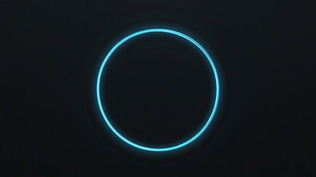 A circle with a single line of tick marks extending around it, featuring a blue circle on a black background, designed for display in a presentation with a modern and professional aesthetic.