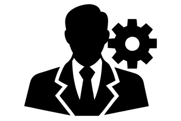 business man silhouette
