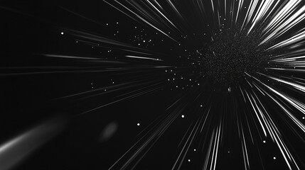 Minimal and elegant black background enhanced by vibrant fireworks, creating a stunning visual display.