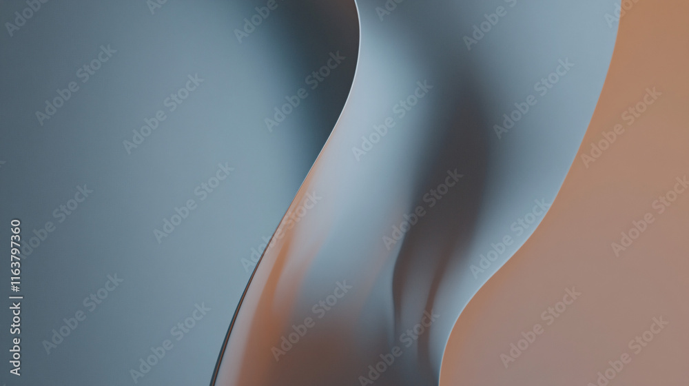 Leinwandbilder minimalist background gradient in warm light greys with subtle hints of beige for a serene touch.
