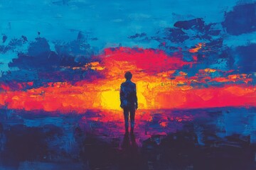 Obraz premium The Painted Sky, Histrionic Personality Disorder