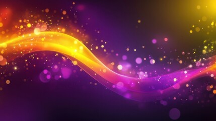 Obraz premium abstract yellow to purple wave wallpaper