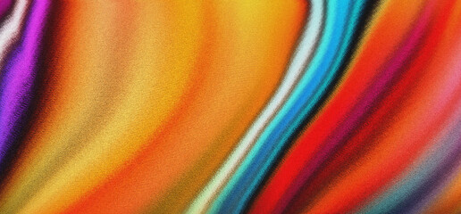 Radiant fluid textures showcasing harmonious colorful artistic patterns