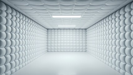 Asylum Seclusion Room - LED Lit, Vivid Colors