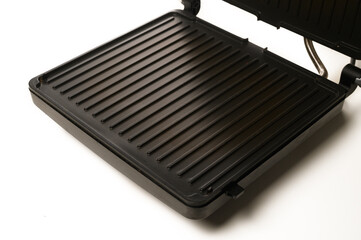 Perfectly heated grill plate ready for cooking delicious meals at any time of day