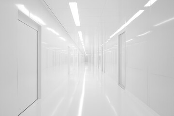 Fototapeta premium 3D rendering of modern office background.