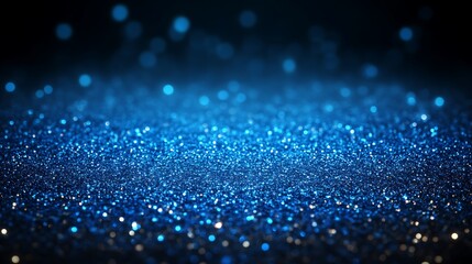 Sparkling Blue Glitter Background Texture