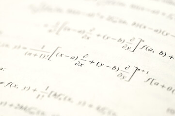 Mathematical Equations, Graphs, and Formulas Featuring Partial Derivatives, Calculus, and Advanced...