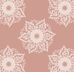 Beautiful floral pattern in vintage folk style. Hand-drawn flowers, leaves, berries on a dark background. Creative botanical backdrop for prints, wallpapers, fabrics