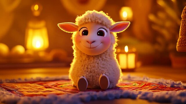 The Adorable Lamb's Warm Haven at eid