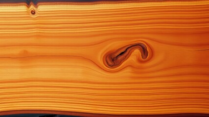 Polished Hardwood Slab - Natural Grain & Knots - Woodworking Furniture