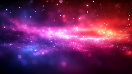 Obraz premium Abstract Colorful Glittering Background with Bokeh Lights