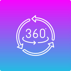 360 Degrees Icon