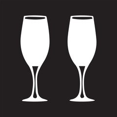 black and white bear glass logo type silhouette design