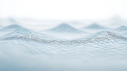 Dynamic blue lines on white, an abstract design for modern backgrounds