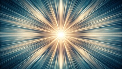 Fototapeta premium Elegant abstract background with symmetrical zoom burst in desaturated tones for creative projects