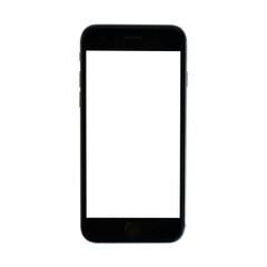 Smartphone with blank screen Transparent Background