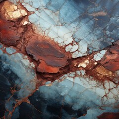 Dark Brown and Blue Marble Tile for Elegant Interiors