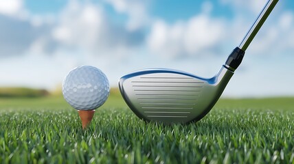 Ready for the perfect swing on a sunny day

