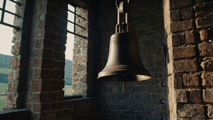 Obraz premium bell in an old church