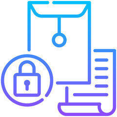 Obraz premium Confidential Information Icon