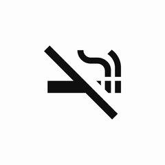 smoking prohibited icon sign vector