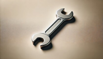A simple view of a wrench as a symbol for work and options.