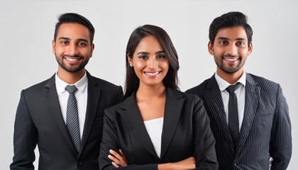 Indian Business Team: Professional Group Photo for Business Promotion