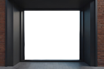 Modern Minimalist Garage Entrance
