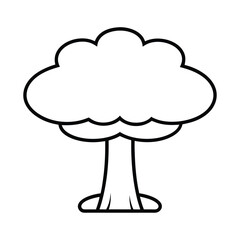Cloud Icon Black Line | Clouds Illustration | Weather Climate Symbol | Cloud Outline