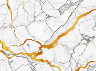 Obraz premium White Marble With Golden Veins. High Resolution White gray Marble Abstract With Golden Texture. Creative pattern stone ceramic wallpaper design. White marble. Use for interiors tile, luxury design