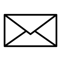 Mail Vector Line Icon Design