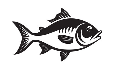 fish vector silhouette
