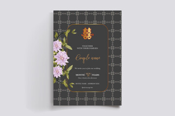 floral bridal shower invitation templates